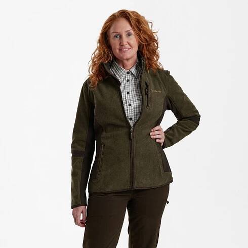 Dámská fleecová bunda Deerhunter Lady Pam Graphite Green | ODIMON.cz