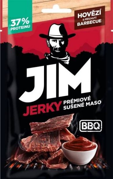 JIM JERKY hovězí BBQ 23 g od 55 Kč