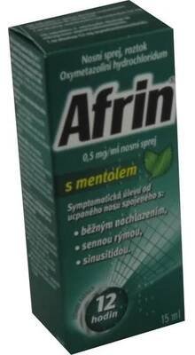 AFRIN S MENTOLEM NAS 0,5MG/ML NAS SPR SOL 15ML
