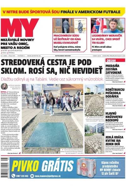 Nitrianske noviny z 8. 7. - 14. 7. | Denník SME 