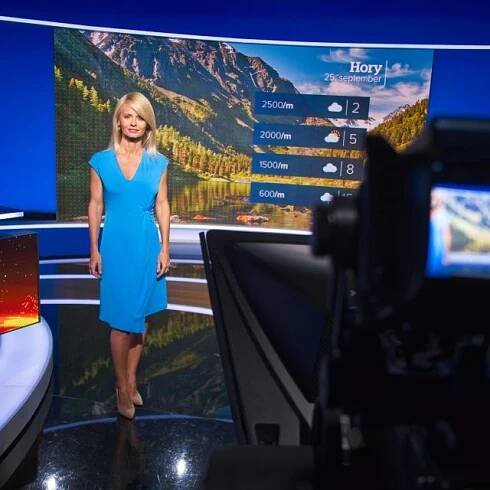 Slovenská televize Markíza - relace Počasí | foto: Markíza - Slovakia