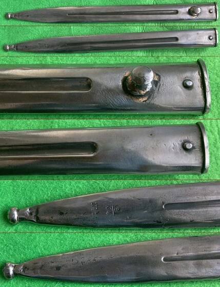 Švédský bodák M1894/14, pochva zn. jednotkou - VELMI HEZKÝ KUS!! | Aukro