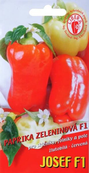 Paprika F1 - Josef F1 15-20 semen - Zahradní centrum "Strakovo" s.r.o.