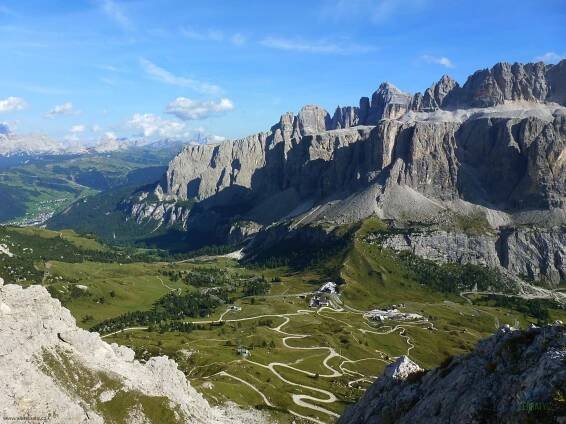 Via ferrata Kleine Cirspitze - Sella,Passo Gardena
