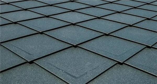 Střešní krytina Prefa falcovaná šablona 29 x 29 STUCCO /  P.10 černá, hliníková