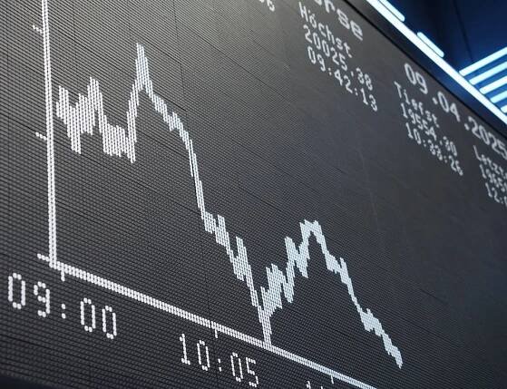 German share price index DAX graph is pictured at the stock exchange in Frankfurt