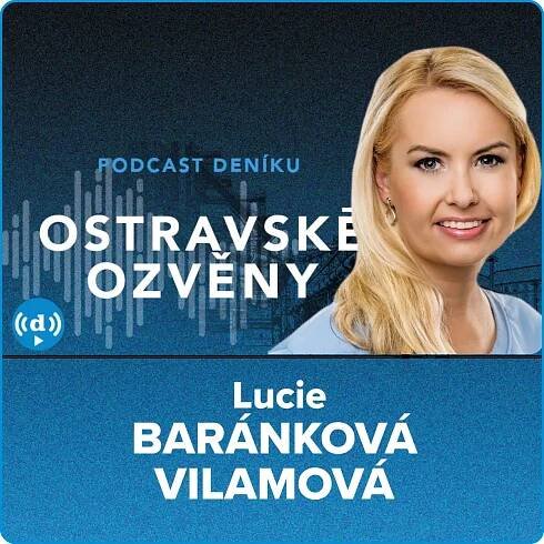 Hostem podcastu Ostravské ozvěny byla politička Lucie Baránková Vilamová, moderuje redaktorka Deníku Kateřina Součková, 24. ledna 2024, Ostrava.