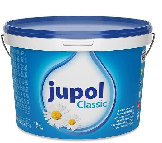 JUB JUPOL Classic bílá vnitřní malířská barva 5 l