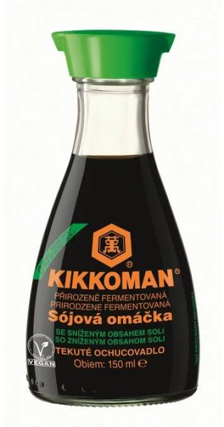 Sójová omáčka s dávkovačem se sníženým obsahem soli