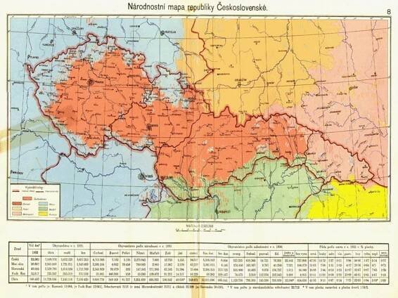 Vznik 1. Československé republiky a princip sebeurčení
