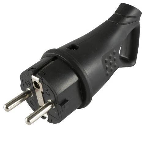 Vidlica 230V čierna NGD02