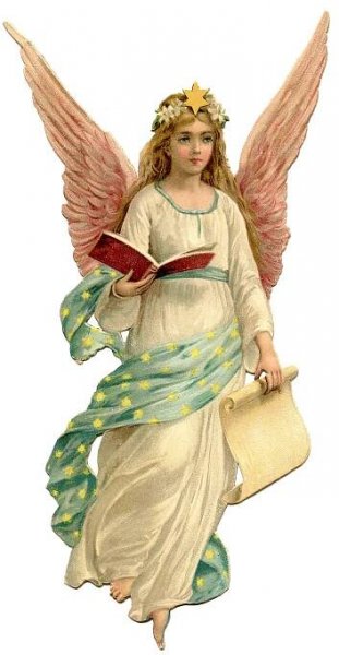 Christmas angels, Vintage christmas images, Victorian angels