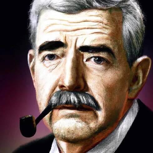Portrait of William Faulkner