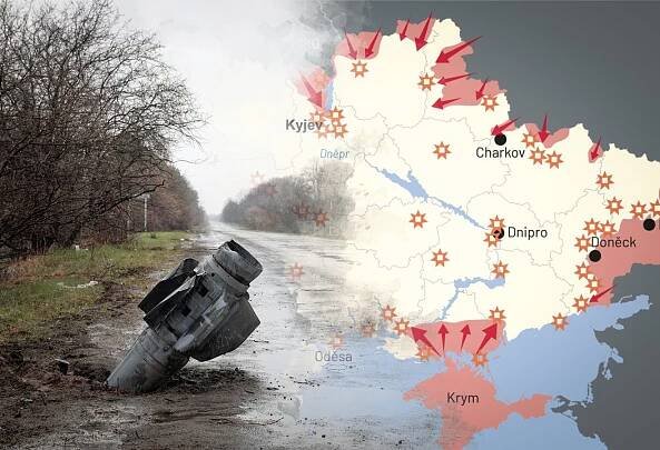 Tři měsíce invaze v mapách: Kde Ukrajinci porazili Rusy a kdy nastal zvrat ve válce