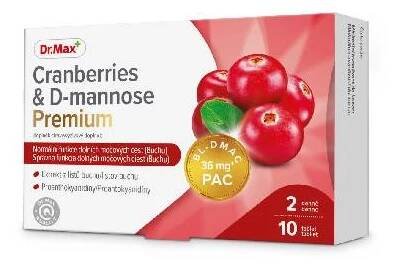 Dr. Max Cranberries & D-mannose Premium 10 tablet