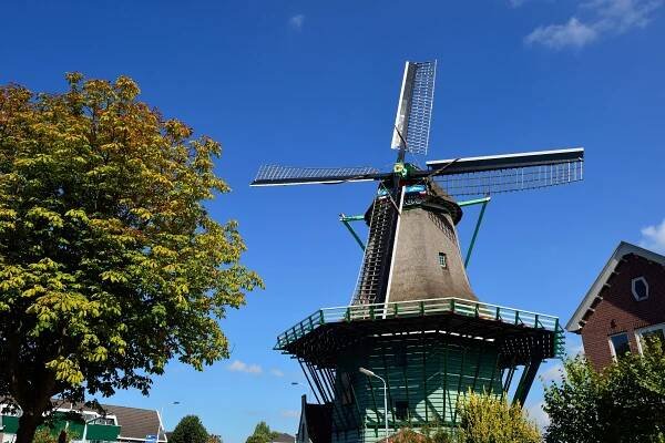 See windmills from all over North Holland at the Zaanse Schans