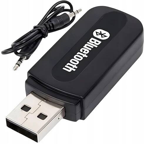 Vysílač přijímač Bluetooth audio MP3 USB ADAPTÉR + AUX kabel MINI-JACK