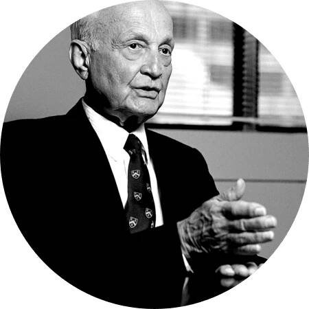Sir John Templeton giving speech