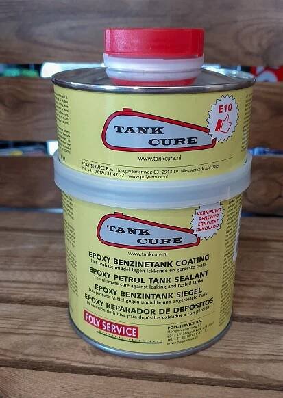 TANKCURE KIT - TANK CURE SEALER 450g / RUST REMOVER / CLEANER FUEL TANK REPAIR
