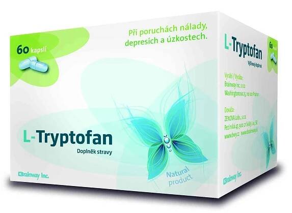 Brainway L-Tryptofan 60 kapslí