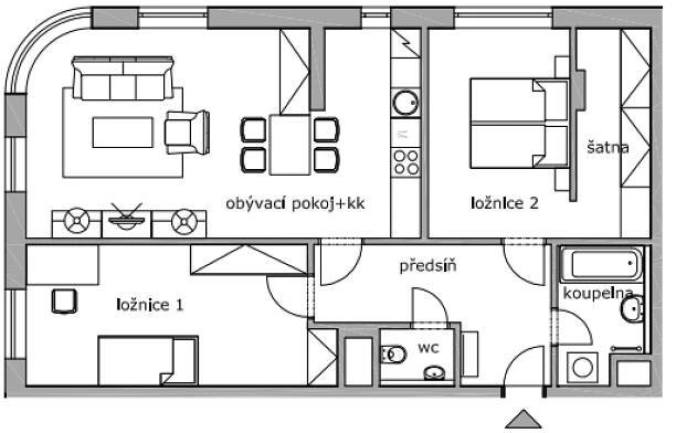 Půdorys 1