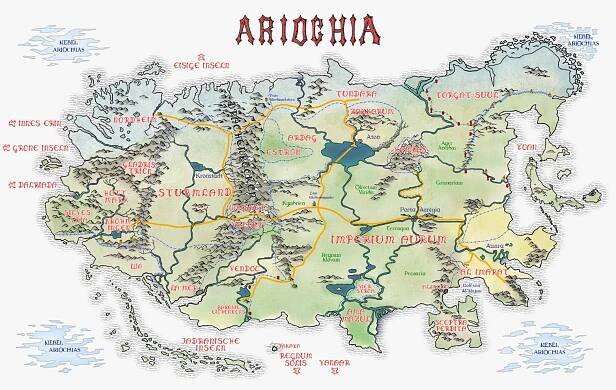 Karte von Ariochia
