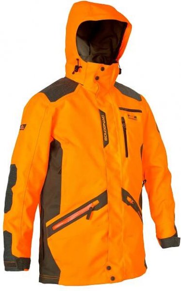 Pánská lovecká nepromkavá bunda Supertrack 900 oranžová fluorescenční