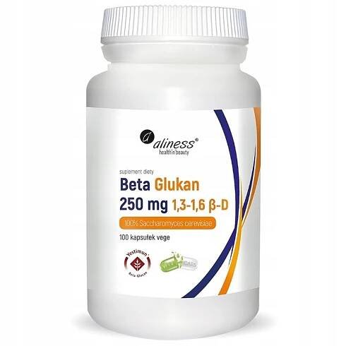 Aliness Beta Glukan Yestimun 250 mg 100 kapslí. IMUNITA, KVASINKY