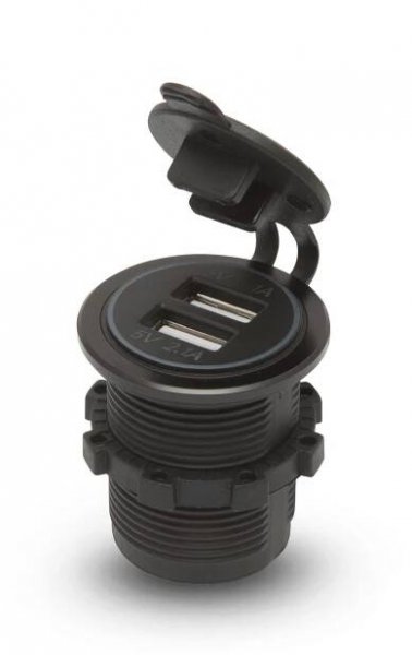 USB zásuvka vestavná na místo autozapalovače