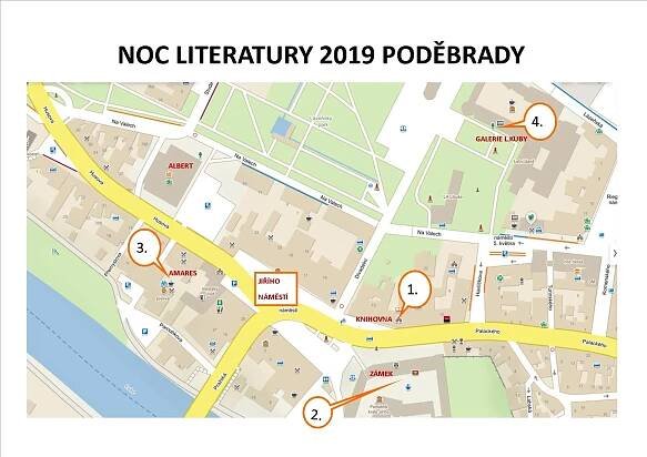 Noc literatury Poděbrady · 9. 5. 2019 18:00 – 21:30 · · Akce již proběhla · Lázně Poděbrady, a. s.