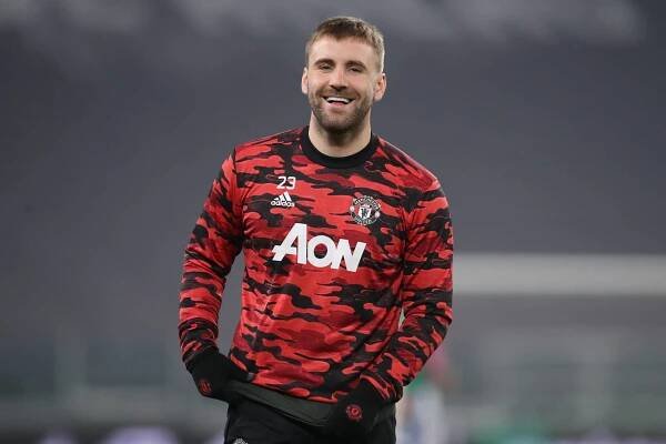 Smiling Luke Shaw Wallpaper