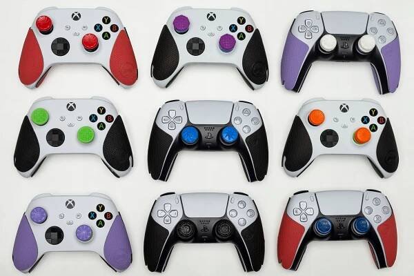 NÁVLEKY GRIPY GUMIČKY FIRMY KONTROLFREEK GALAXY WHITE pada PS4/PS5 Původ originál