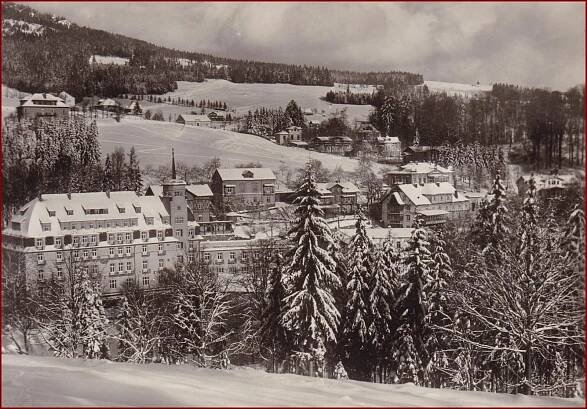 Janské Lázně * zimní pohled na město * Trutnov (Krkonoše) * V165