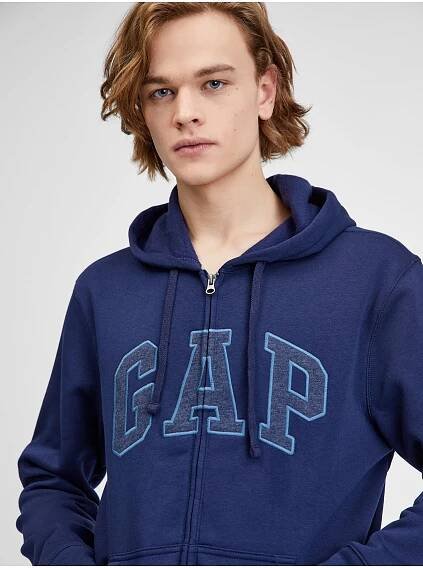 GAP - Mikina Gap logo na zip GAP | ZOOT.cz