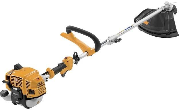 Stiga BC 330 A Benzin-Motorsense mit D-Griff und Tragegurt.