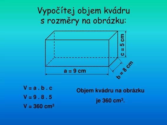 PPT - Objem a povrch kvádru a krychle PowerPoint Presentation, free download - ID:5159727