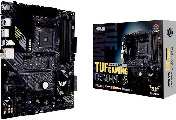 Asus TUF GAMING B550-PLUS Základní deska Socket (PC) AMD AM4 Tvarový faktor ATX Čipová sada základní desky AMD® B550