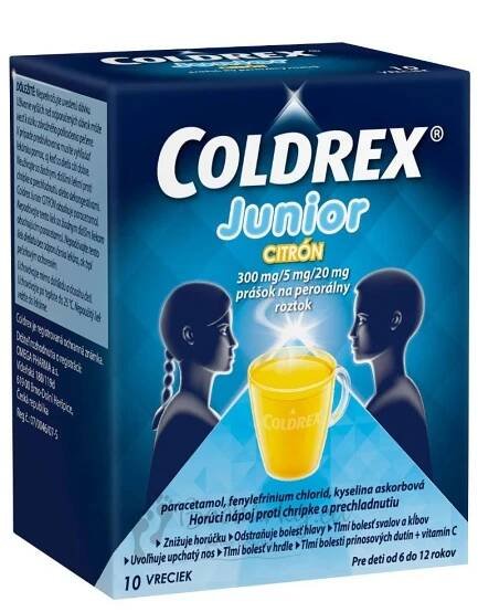 Coldrex Junior Citron plo por (vře.papír/PE/Al/PE) 1x10 ks - Bačkůrky.eu