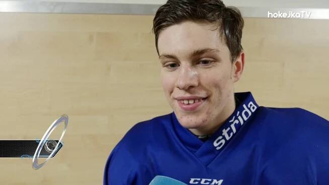 CCM Player Jan Myšák na kempu repre U18