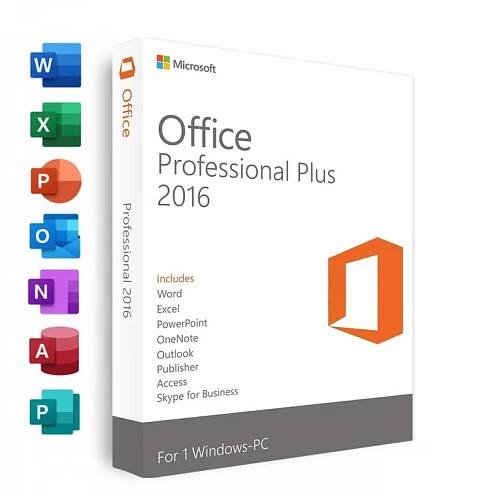 Microsoft Office 2016 Professional Plus (PC)