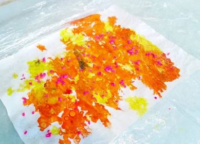 Decorative Fused Plastic Leaves – Artful Kids