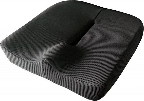 eThrone Ergonomický sedák 44 x 44 x 6,5 cm paměťová pěna