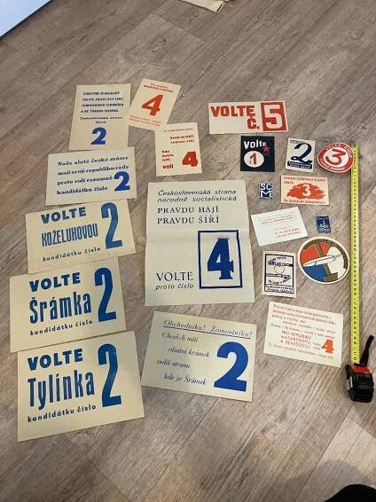PROPAGANDA/PLAKÁT VOLBY 1946 - Starožitnosti a umění
