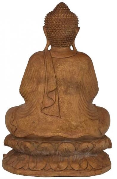 Buddha ze dřeva stromu Suar, 46x23x70cm