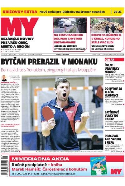 Žilinské noviny z 17. 9. - 23. 9. | Denník SME 