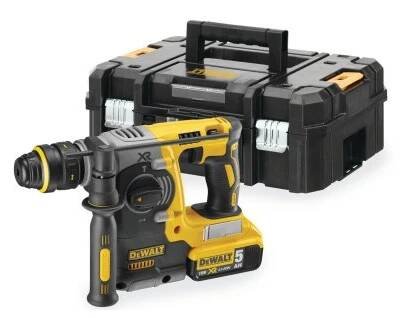 DCH273P2T DeWALT 18 VOLT AKU BEZUHLÍKOVÉ, KOMBINOVANÉ KLADIVO SDS PLUS, 2 X 5,0 AH BATERIE, NABÍJEČKA, KUFR T-STAK