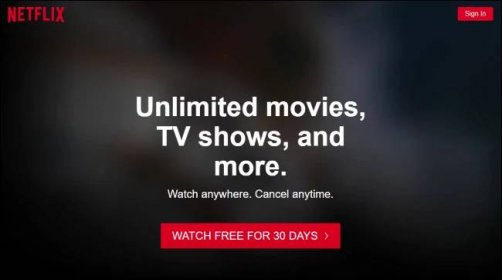 Bezplatná zkušební verze Netflixu