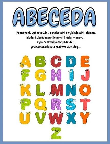 Pracovní listy - ABECEDA | Inspirace (nejen) do školky