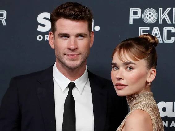 Liam Hemsworth and Gabriella Brooks attends the Australian Premiere of Poker Face