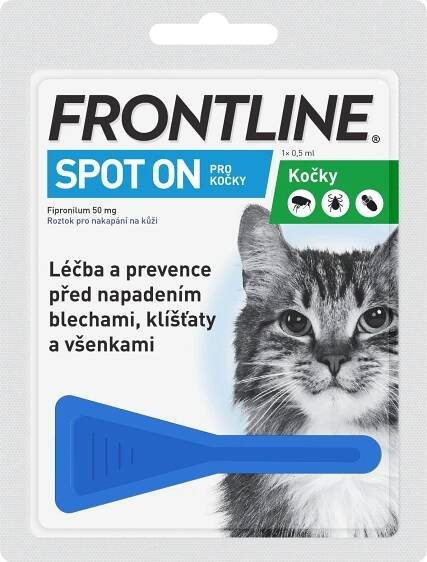 FRONTLINE Spot On Cat 1x 0,5 ml od 262 Kč